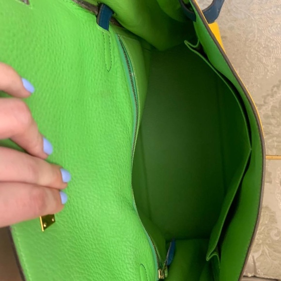 Hermès Kelly 35 tri- color bag - Picture 4 of 16